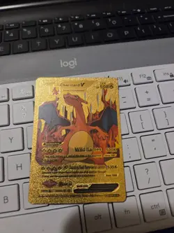 Charizard Gold Foil Fan Art Pokemon Card - Image 1