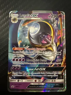 Lunala GX SM17 Sun & Moon Black Star Promo Holo Pokemon Card - Image 1
