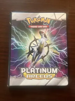 Pokemon Platinum Arceus Card Binder |10 Pages, 9 Sleeve, Ultra Pro, Read Desc. - Image 1