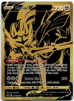 Zacian V - Promo SWSH: Sword & Shield Promo Cards SWSH076 NM - Image 1