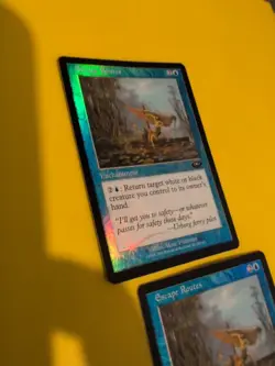 Escape Routes x2 Enchantment MTG 2 Card. Planeshift.OLD VINTAGE FOIL - Image 2