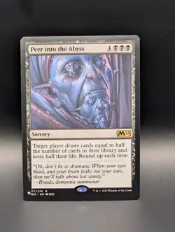 MTG - Peer into the Abyss - Sorcery - LIST #117 - Rare - Image 1