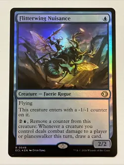 Flitterwing Nuisance (Foil) - Lorwyn Eclipsed - NM - Rare - MTG - Image 1