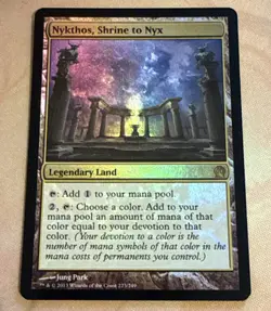 Nykthos, Shrine to Nyx - Foil – 223/249 - Theros MTG - Image 1