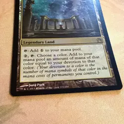 Nykthos, Shrine to Nyx - Foil – 223/249 - Theros MTG - Image 2