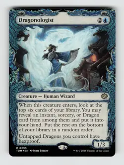 Dragonologist (Showcase)*Foil* Tarkir: Dragonstorm 295 NM - Image 1