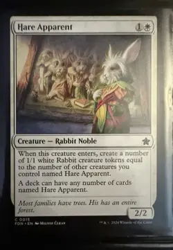 Hare Apparent - Foundations - Regular - NM - MTG - Image 1