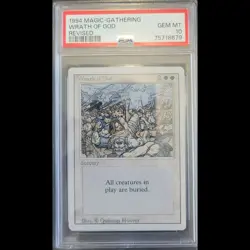 1994 MTG Revised Wrath Of God PSA 10 - Image 1