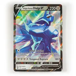Pokemon - Origin Forme Dialga V - 113/189 - SWSH Astral Radiance - Half Art Card - Image 1