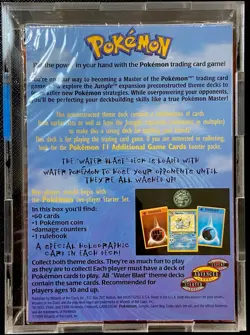 Water Blast Theme Deck Pokemon 1999 Jungle WOTC Factory Sealed Mint Condition - Image 2