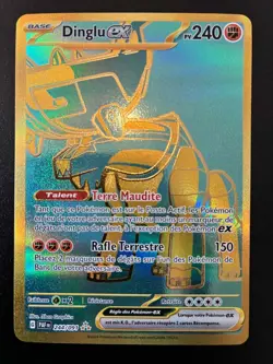 Carte Pokemon DINGLU 244/091 EX GOLD EV4.5 Destinees de Paldea PAF FR NEUF - Image 1