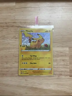 PIKACHU POKEMON 2020 GENERAL MILLS 25TH ANNIVERSARY #SWSH039 HOLO - Image 1