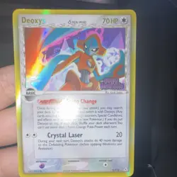 Pokemon Deoxys Holon Phantoms Delta Species EX Holo Rare 70 HP 5/110 2006 - Image 1
