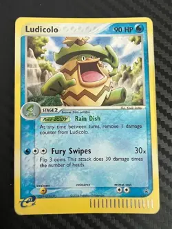 Pokemon TCG Ludicolo 020 Black Star Promo Holo MP/HP - Image 1