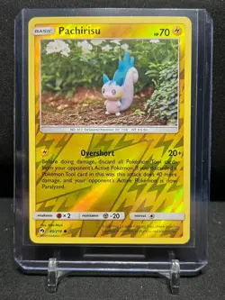 Pachirisu 80/214 Reverse Holo Pokemon 2018 Lost Thunder - LP - Image 1
