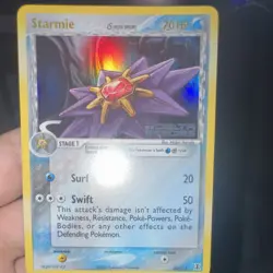 Pokemon Starmie Delta Species Reverse Holo Rare 70 HP 30/113 2005 - Image 1