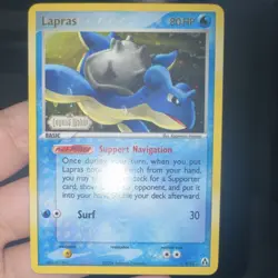 Pokemon Lapras Legend Maker Reverse Holo Rare 80 HP 8/92 2006 - Image 1