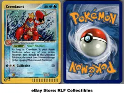 2003 Pokemon, EX Dragon, #3/97 Crawdaunt, Holo Rare - Image 1