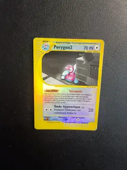 Carte Pokemon Porygon 2 28/147 Rare Reverse Aquapolis Wizards FR - Image 1