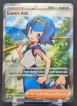 Pokemon Lana's Aid #207/167 English Twilight Masquerade Ultra Rare - Image 1