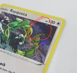 🌀 Rayquaza SWSH029 Cosmos Holo Pokemon Promo Swirl NM/M Unplayed Pack Fresh - Image 2