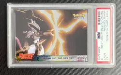 1999 Pokemon Topps Movie Edition #7 Trying Out New Toy Foil PSA 9 - Image 1
