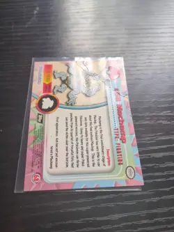 1999 Topps Pokemon #68 Machamp Holo MP - Image 4