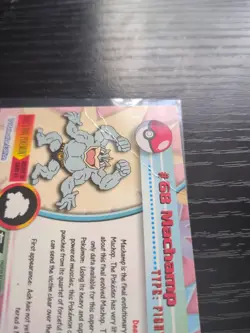 1999 Topps Pokemon #68 Machamp Holo MP - Image 5