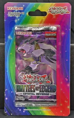 Yu-Gi-Oh! Battles of Legend Crystal Revenge 1st Edition Hanging Booster Pack - Image 1