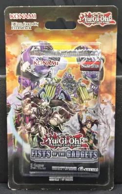 Yu-Gi-Oh! Fists of the Gadgets 1st Edition Hanging Booster Pack YGO Sealed - Image 1
