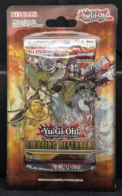 Yu-Gi-Oh! Amazing Defenders 1st Edition Hanging Booster Pack Sealed YGO - Image 1