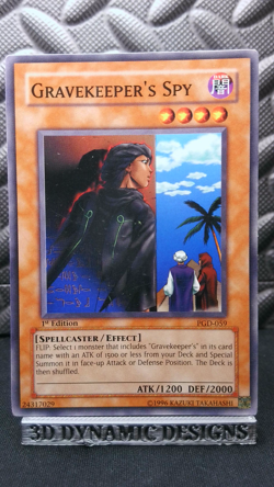 | Yugioh Gravekeeper's Spy PGD-059 1st Common Pharaonic Guardian NM/VLP 🔥 | - Image 1