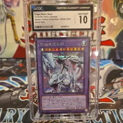 Dragon Master Magia QCDB-JP001 Secret Rare Japanese Yugioh PSA 10 Gem Mint - Image 1