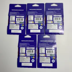 One Piece OP-14 Azure Sea' Seven Sleeved Booster Packs Lot of 5 Blisters NEW - Image 2