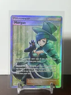 Morgan Full Art Holo Card 178/181 Team Up Sm- Morgan NM Pokemon TCG - Image 1