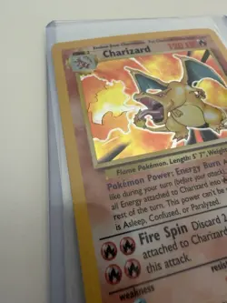Charizard 4/102 Base Set Holo Rare Pokemon TCG Card 1999 English Wizards - Image 2