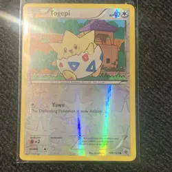 Pokemon Plasma Storm Togepi 102/135 Reverse Holo Common 2012 TCG Card English - Image 1