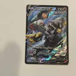 Rapid Strike Urshifu V TG20/TG30 Full Art Trainer Gallery Holo Pokemon Card - Image 1