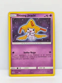 Shining Jirachi 42/73 Shiny Rare Pokemon Card - Image 1
