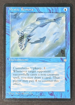 MTG Card - 1x Mystic Remora - Ice Age - NM/LP - Vintage - Magic the Gathering - Image 1