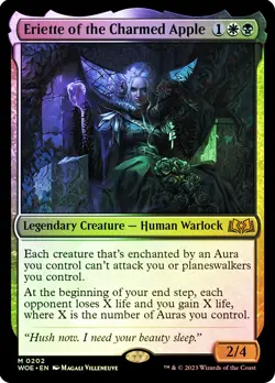 MTG FOIL Eriette of the Charmed Apple - Wilds of Eldraine #202 - Image 1