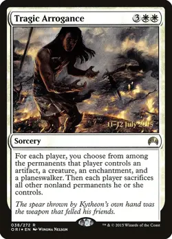 Foil - Tragic Arrogance - 38 / HP / English MTG - Image 1