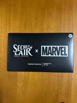 Captain America Rainbow Foil Edition Secret Lair Sealed - Image 1