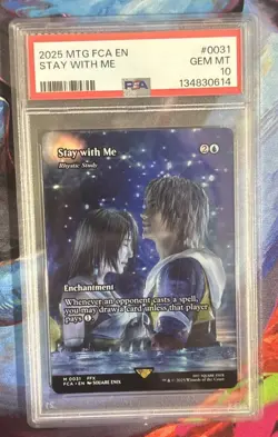 Stay with Me - Rhystic Study 031 - Final Fantasy: Through the Ages - PSA 10 GEM - Image 1