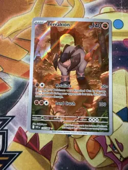 Pokemon TCG Terrakion 135/086 - Illustration Rare SV: White Flare English NM - Image 1