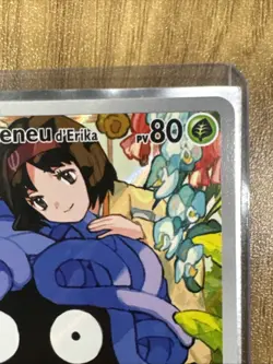 CARTE POKEMON SAQUEDENEU D’ERIKA 218/217 AR SECRETE HEROS TRANSCENDANTS ME02.5 - Image 4