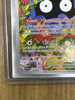 CARTE POKEMON SAQUEDENEU D’ERIKA 218/217 AR SECRETE HEROS TRANSCENDANTS ME02.5 - Image 5