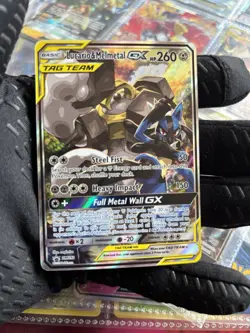 Pokemon Lucario & Melmetal GX TAG TEAM Promo SM192 Holo HP 260 Basic SM - Image 1
