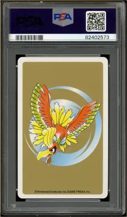 Pokemon - Ariados Queen of Diamonds, Gold Ho-oh Back Poker Deck #168 PSA 10 - Image 2
