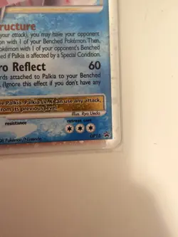 2007 Pokemon Diamond & Pearl Black Star Promos Palkia LV.X #DP18 - Image 5